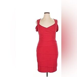 White House black market cold shoulder dress